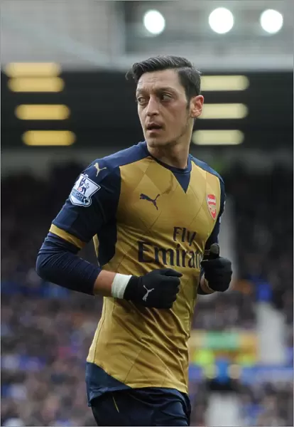 Mesut Ozil (Arsenal). Everton 0: 2 Arsenal. Barclays Premier League. Goodison Park