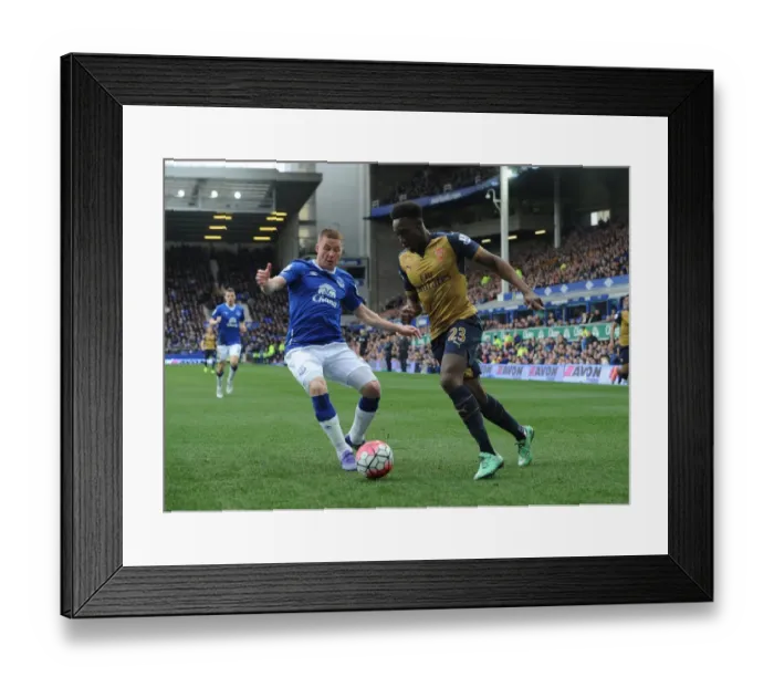 Framed Print : Double Trouble: Welbeck's Brace Secures Arsenal's Victory Over Everton in Premier League Showdown, 19 / 3 / 16