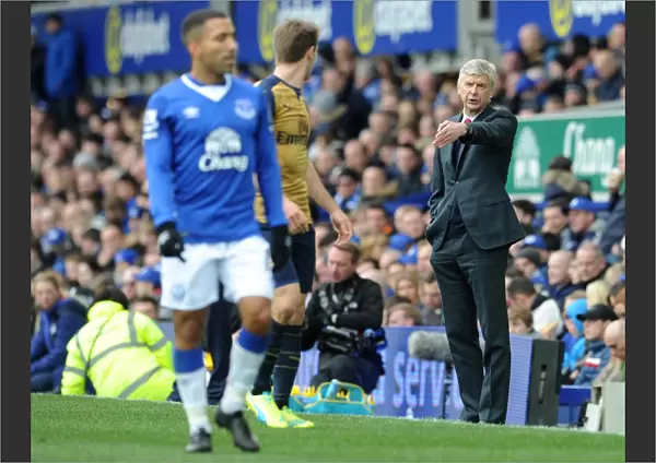 Arsene Wenger Guides Arsenal to a 2-0 Victory over Everton in the Barclays Premier League