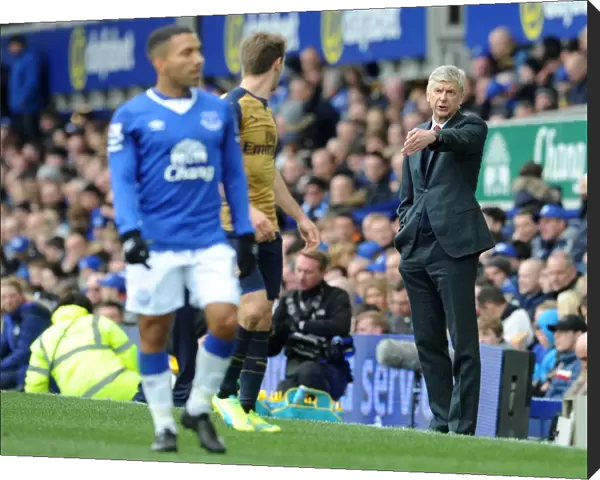 Arsene Wenger Guides Arsenal to a 2-0 Victory over Everton in the Barclays Premier League