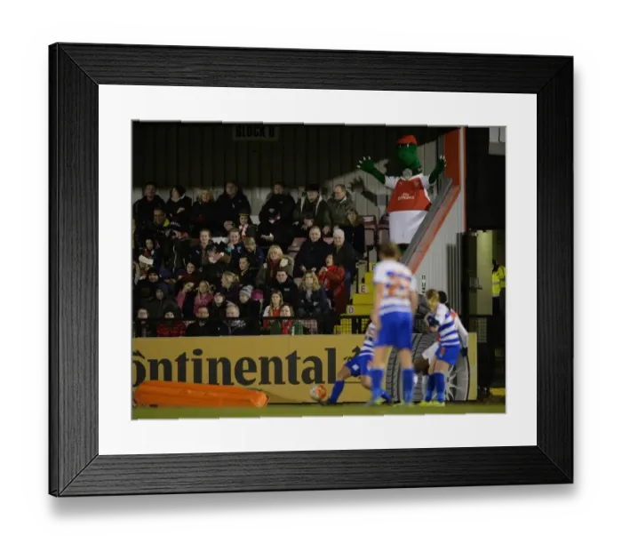 Framed Print : Gunnersaurus in Action: Arsenal Ladies vs. Reading FC Women, 2016 Framed Print : Gunnersaurus in Action: Arsenal Ladies vs. Reading FC Women, 2016