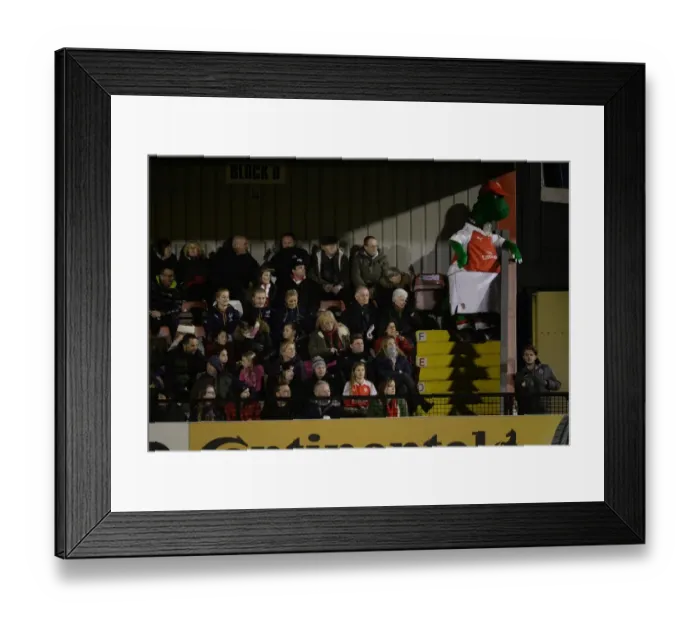 Framed Print : Gunnersaurus Roars at Arsenal Women's WSL Match vs. Reading (March 2016) Framed Print : Gunnersaurus Roars at Arsenal Women's WSL Match vs. Reading (March 2016)
