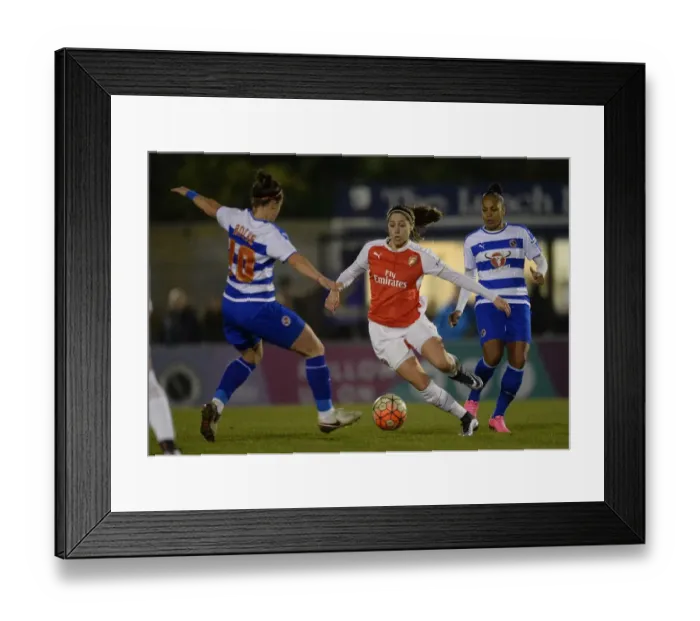 Framed Print : Clash of Talents: Vicky Losada vs. Lois Roche and Jade Boho-Sayo in Arsenal Ladies vs. Reading FC Women Framed Print : Clash of Talents: Vicky Losada vs. Lois Roche and Jade Boho-Sayo in Arsenal Ladies vs. Reading FC Women