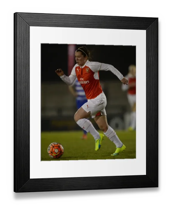 Framed Print : Emma Mitchell in Action: Arsenal Ladies vs. Reading FC Women