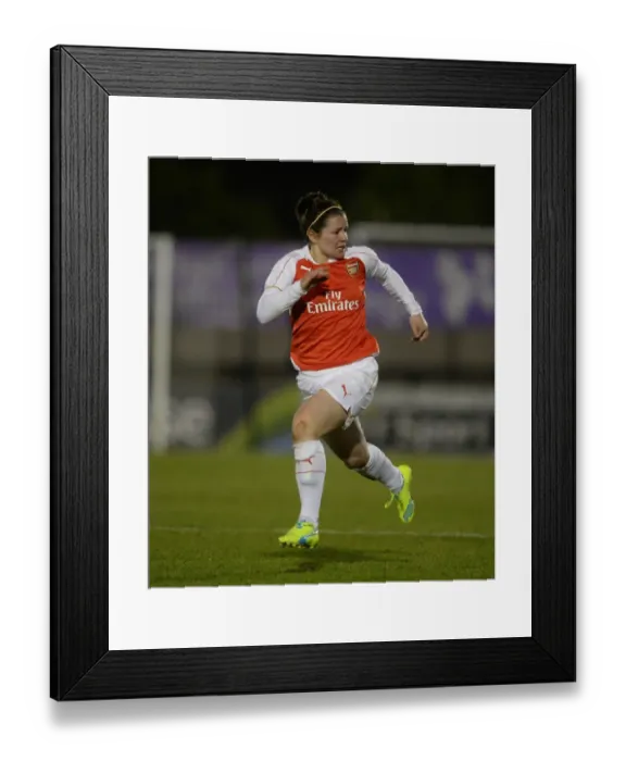 Framed Print : Emma Mitchell in Action: Arsenal Ladies vs. Reading FC Women