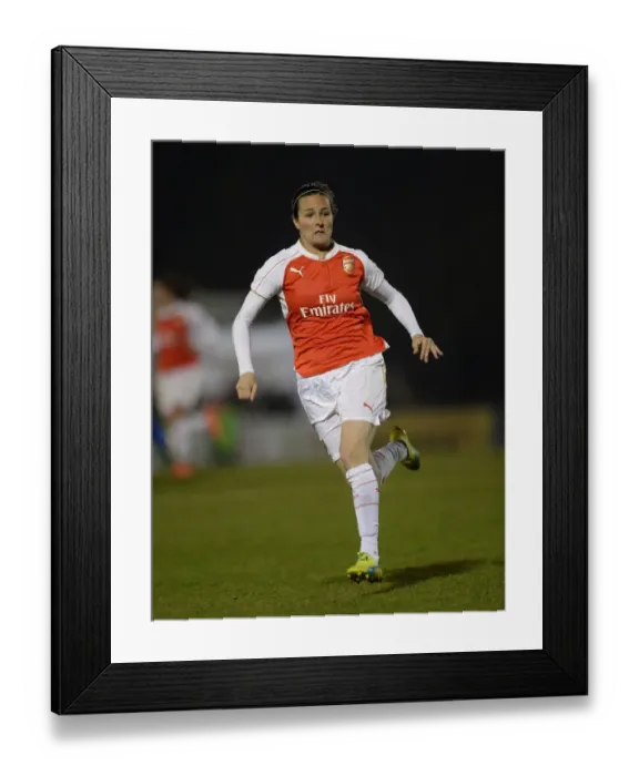 Framed Print : Natalia Pablos Sanchon in Action for Arsenal Ladies against Reading Women, WSL 1 (March 2016)