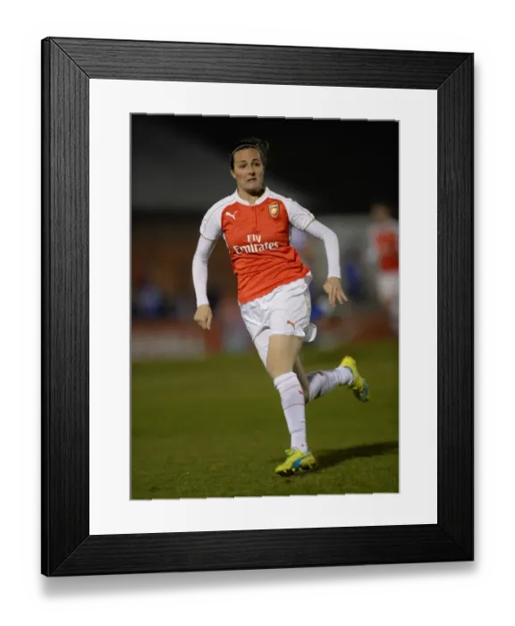 Framed Print : Arsenal's Natalia Pablos Sanchon in Action during WSL 1 Match against Reading Women