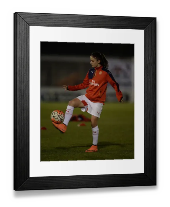 Framed Print : Arsenal's Danielle van de Donk Gears Up for WSL Showdown Against Reading