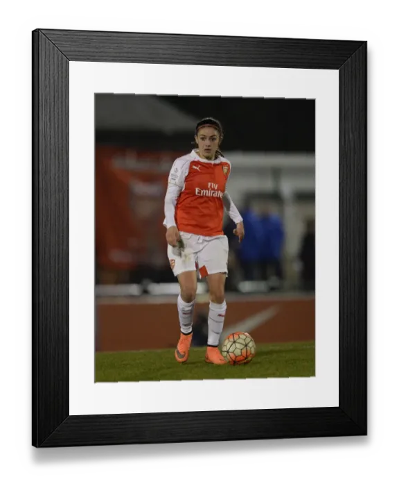 Framed Print : Danielle van de Donk in Action: Arsenal Ladies vs. Reading FC Women