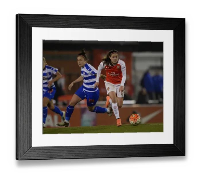 Framed Print : Clash of Stars: Van de Donk vs. Roche in Arsenal Ladies vs. Reading FC Women Framed Print : Clash of Stars: Van de Donk vs. Roche in Arsenal Ladies vs. Reading FC Women