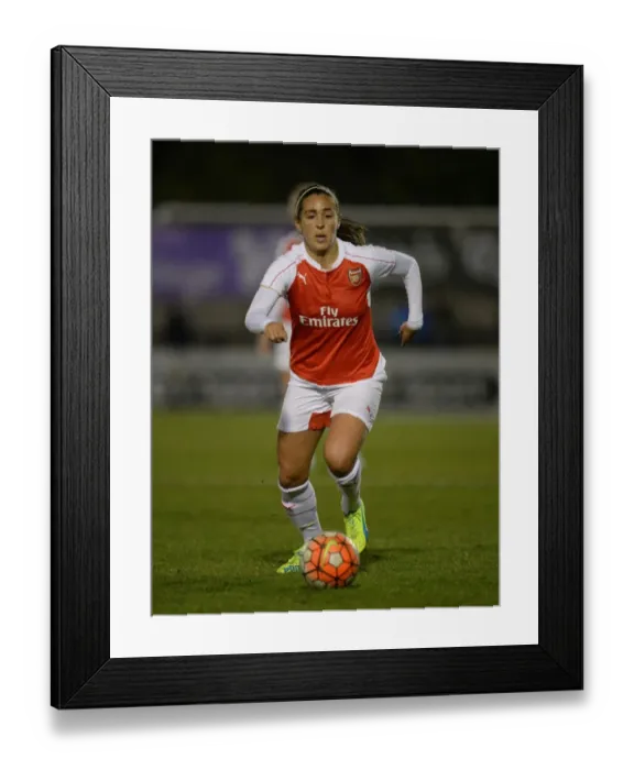 Framed Print : Fara Williams in Action: Arsenal Ladies vs. Reading FC Women, WSL 1 (2016)