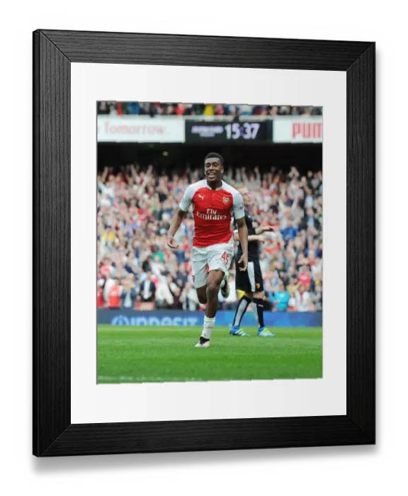 Framed Print : Alex Iwobi Scores His Second Goal: Arsenal's Victory Against Watford in the Premier League 2015-16 Framed Print : Alex Iwobi Scores His Second Goal: Arsenal's Victory Against Watford in the Premier League 2015-16
