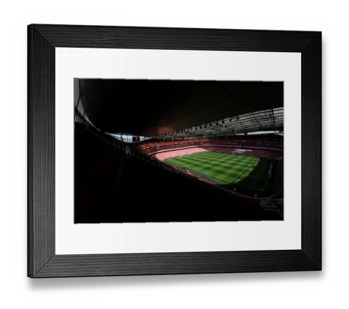 Framed Print : Arsenal at Emirates Stadium: Pre-Match Excitement vs. Watford (2015-16)