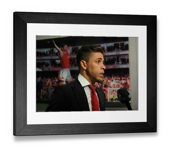 Framed Print : Gabriel's Pre-Match Interview: Arsenal vs. Watford, Premier League 2015-16 Framed Print : Gabriel's Pre-Match Interview: Arsenal vs. Watford, Premier League 2015-16