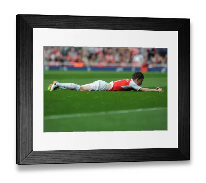 Framed Print : Arsenal's Koscielny in Action: Arsenal vs. Watford (2016) Framed Print : Arsenal's Koscielny in Action: Arsenal vs. Watford (2016)