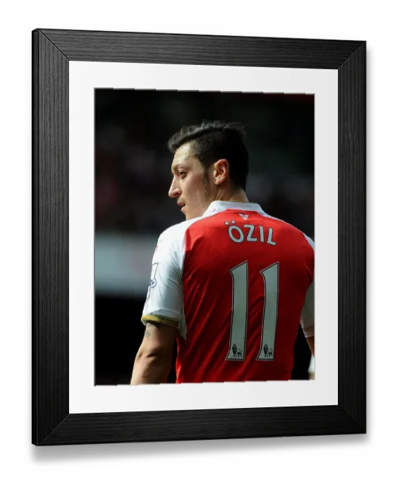 Framed Print : Mesut Ozil in Action: Arsenal vs. Watford, Premier League 2015-16 Framed Print : Mesut Ozil in Action: Arsenal vs. Watford, Premier League 2015-16