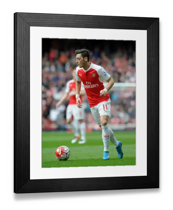 Framed Print : Mesut Ozil in Action: Arsenal vs. Watford, Premier League 2015-16 Framed Print : Mesut Ozil in Action: Arsenal vs. Watford, Premier League 2015-16