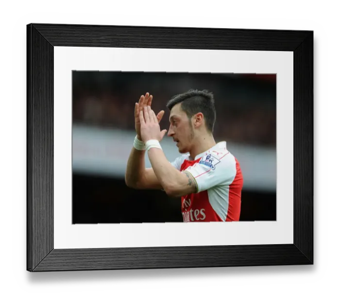 Framed Print : Mesut Ozil in Action: Arsenal vs. Watford, Premier League 2015-16 Framed Print : Mesut Ozil in Action: Arsenal vs. Watford, Premier League 2015-16