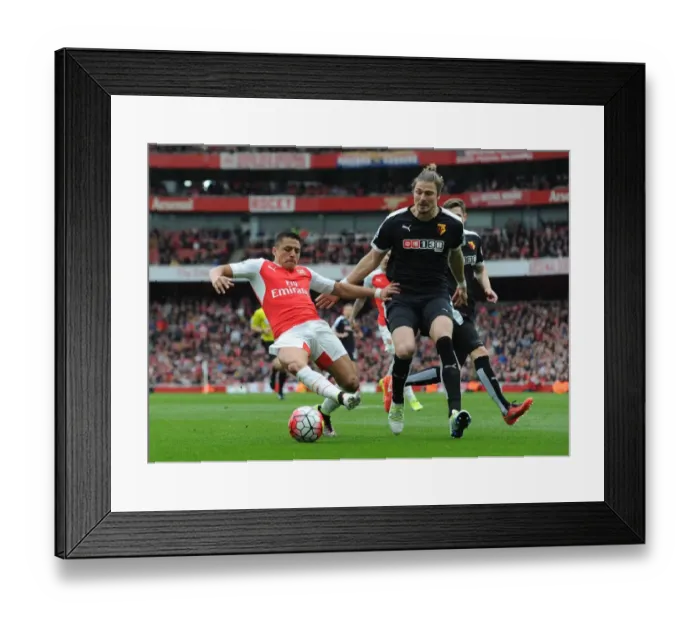 Framed Print : Intense Face-Off: Alexis Sanchez vs. Sebastian Prodl in Arsenal's Premier League Battle Framed Print : Intense Face-Off: Alexis Sanchez vs. Sebastian Prodl in Arsenal's Premier League Battle