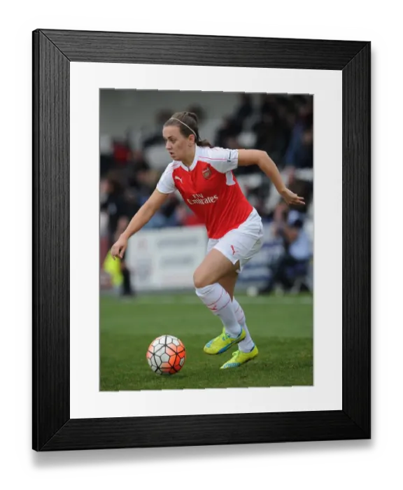 Framed Print : Arsenal's Katie McCabe Scores Decisive Penalty, Advancing Ladies to FA Cup Semis