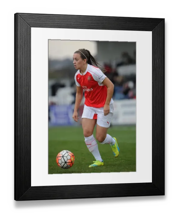 Framed Print : Arsenal's Katie McCabe Scores the Winning Penalty in FA Cup Quarterfinal Thriller Against Notts County