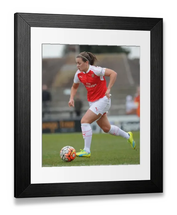 Framed Print : Arsenal's Katie McCabe Scores Decisive Penalty in FA Cup Quarterfinal Shootout Against Notts County Ladies
