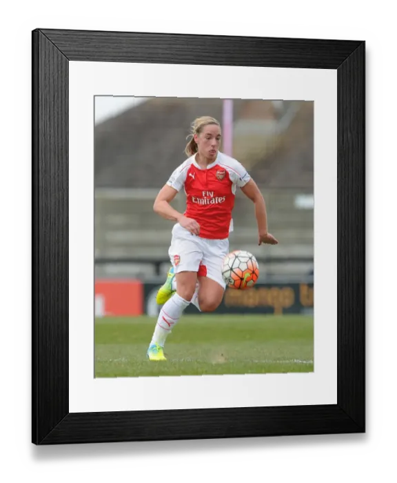 Framed Print : Jordan Nobbs (Arsenal Ladies). Arsenal Ladies 2: 2 Notts County Ladies