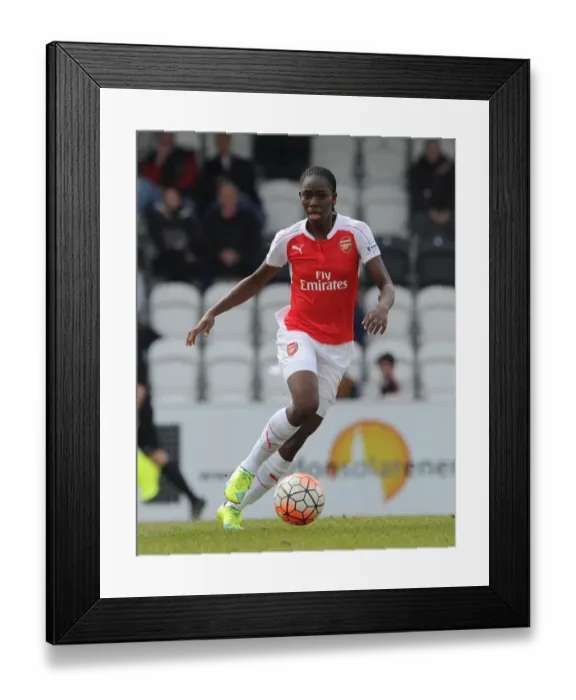 Framed Print : Asisat Oshoala's Leadership: Arsenal Ladies Edge Past Notts County Ladies in Dramatic FA Cup Quarterfinal Penalty Shootout