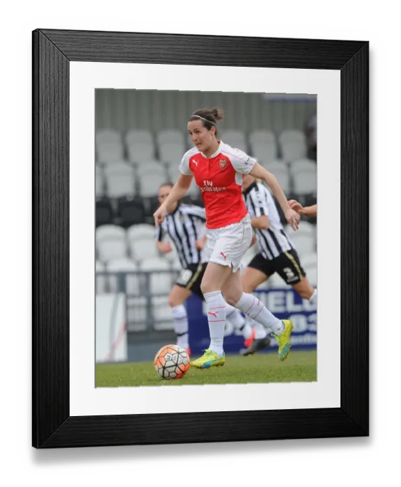 Framed Print : Natalia Pablos Sanchon (Arsenal Ladies). Arsenal Ladies 2: 2 Notts County Ladies