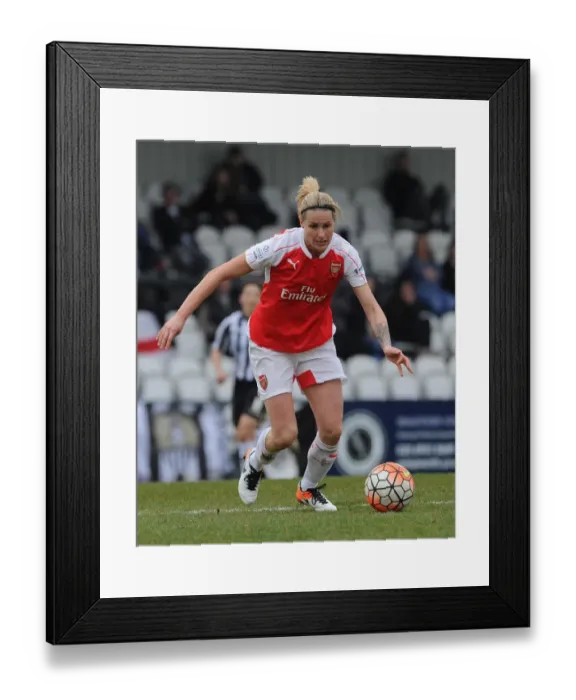 Framed Print : Kelly Smith's Dramatic FA Cup Penalty Shootout Win: Arsenal Ladies Edge Out Notts County Ladies