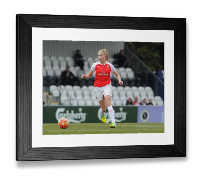Framed Print : Leah Williamson (Arsenal Ladies). Arsenal Ladies 2: 2 Notts County Ladies Framed Print : Leah Williamson (Arsenal Ladies). Arsenal Ladies 2: 2 Notts County Ladies