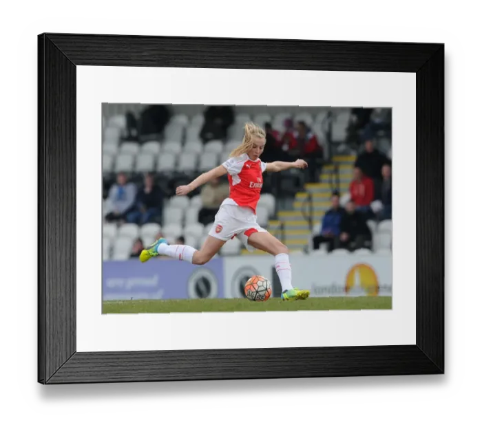 Framed Print : Arsenal's Leah Williamson Delivers FA Cup Victory in Dramatic Penalty Shootout vs. Notts County Ladies (Arsenal Ladies vs. Notts County Ladies, 3 / 4 / 16)