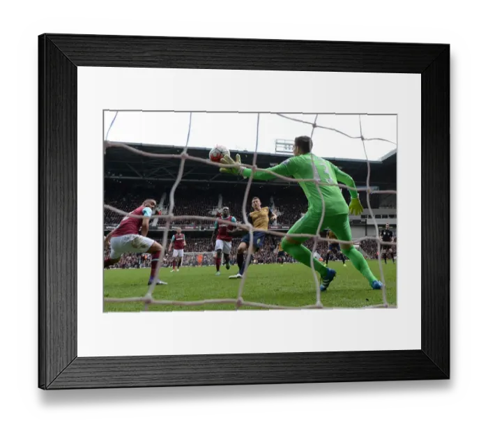 Framed Print : Koscielny Scores the Decisive Goal: Arsenal's Triumph over West Ham United in the Premier League, London, 2016 Framed Print : Koscielny Scores the Decisive Goal: Arsenal's Triumph over West Ham United in the Premier League, London, 2016