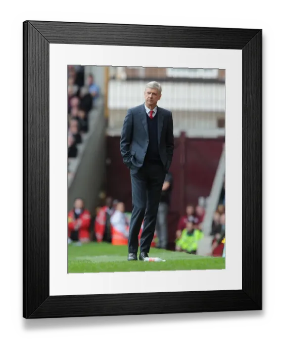 Framed Print : Arsene Wenger Leads Arsenal Against West Ham United in Premier League Showdown (April 2016)