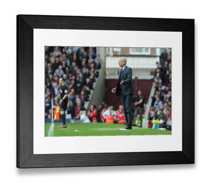 Framed Print : Arsene Wenger and Arsenal Face Off Against West Ham United in Premier League Clash (April 2016) Framed Print : Arsene Wenger and Arsenal Face Off Against West Ham United in Premier League Clash (April 2016)