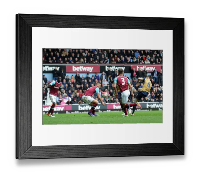 Framed Print : Koscielny Scores the Third: Arsenal's Victory at West Ham United, Premier League 2015-16 Framed Print : Koscielny Scores the Third: Arsenal's Victory at West Ham United, Premier League 2015-16