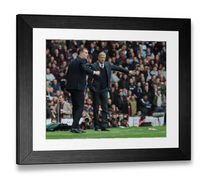 Framed Print : Arsene Wenger vs. Slaven Bilic: A Premier League Showdown at The Boleyn Ground (West Ham United vs. Arsenal, 2015-16)