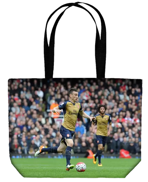 Laurent Koscielny (Arsenal). West Ham United 3: 3 Arsenal. Barclays Premier League