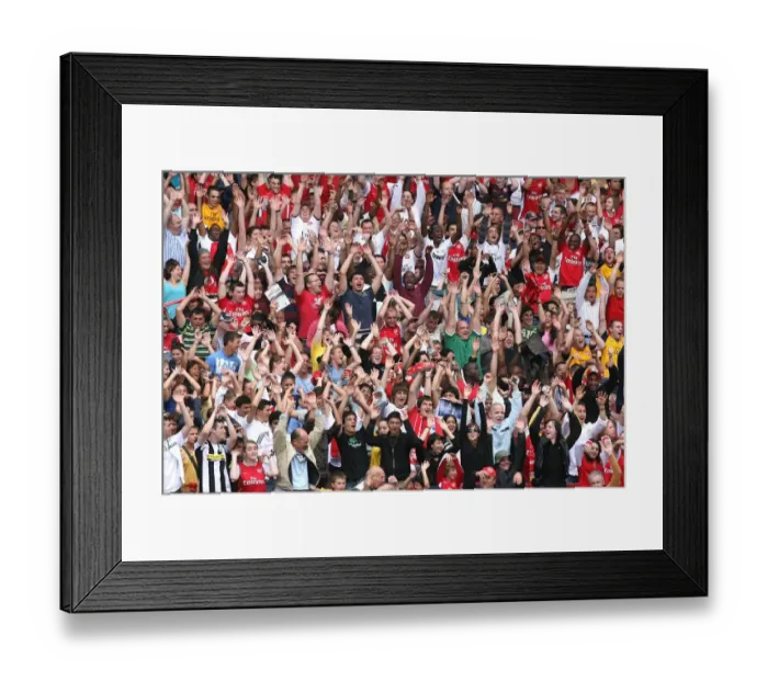 Framed Print : Arsenal fans Framed Print : Arsenal fans