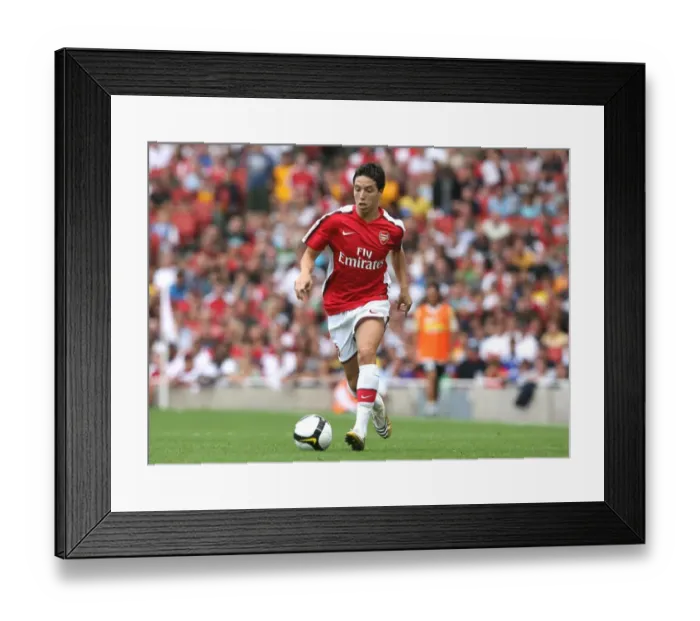 Framed Print : Nasri Stuns Arsenal: Samir Scores Upset for Juventus in Emirates Cup Framed Print : Nasri Stuns Arsenal: Samir Scores Upset for Juventus in Emirates Cup