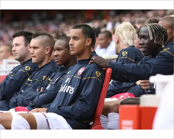 Theo Walcott and Bacary Sagna (Arsenal)