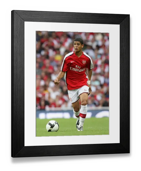 Framed Print : Denilson's Victory: Arsenal 1-0 Real Madrid, Emirates Cup, 2008