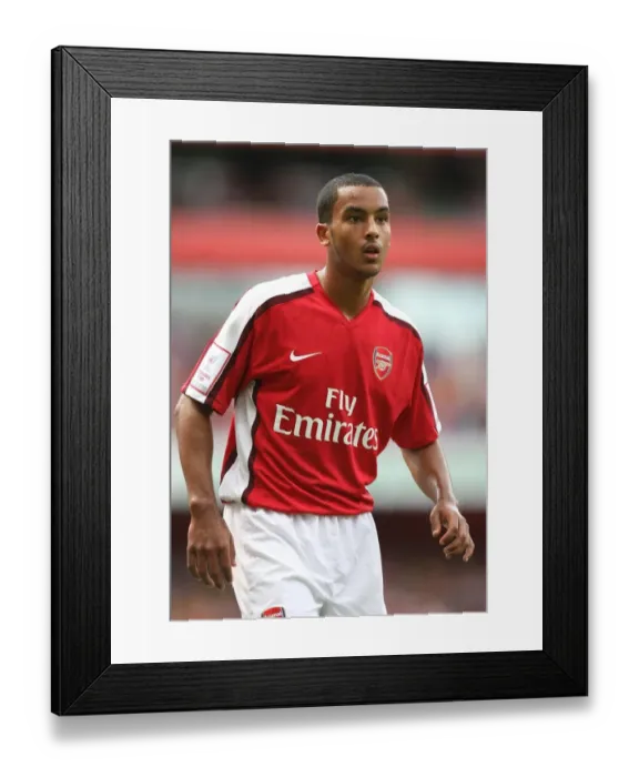 Framed Print : Theo Walcott's Historic Goal: Arsenal 1-0 Real Madrid, Emirates Cup, 2008