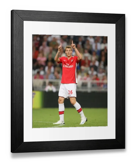 Framed Print : Bendtner's Brilliant Strike: Arsenal's Comeback against Ajax, Amsterdam Tournament 2008 Framed Print : Bendtner's Brilliant Strike: Arsenal's Comeback against Ajax, Amsterdam Tournament 2008