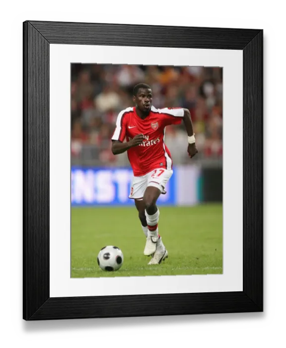 Framed Print : Emmanuel Eboue's Triumph: 3-2 Victory Over Ajax, Amsterdam Tournament, 2008 Framed Print : Emmanuel Eboue's Triumph: 3-2 Victory Over Ajax, Amsterdam Tournament, 2008