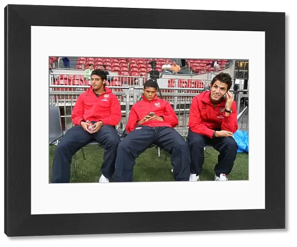 Cesc Fabregas, Denilson and Carlos Vela (Arsenal)