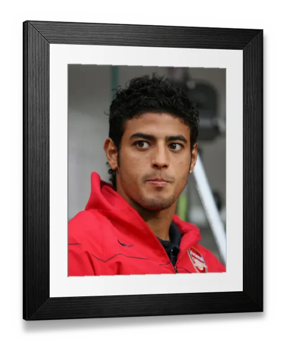 Framed Print : Carlos Vela's Game-Winning Performance: Arsenal's Thrilling 3-2 Victory over Ajax, Amsterdam Tournament 2008