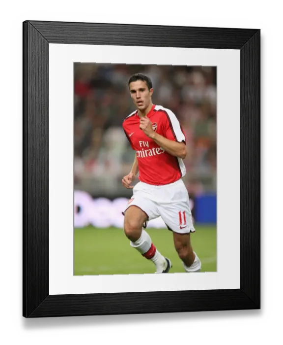 Framed Print : Robin van Persie's Game-Winning Performance: Arsenal's Thrilling 3-2 Victory at Amsterdam Tournament 2008 Framed Print : Robin van Persie's Game-Winning Performance: Arsenal's Thrilling 3-2 Victory at Amsterdam Tournament 2008
