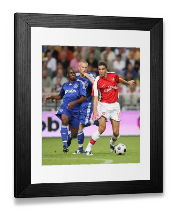 Framed Print : Robin van Persie (Arsenal) Vurnon Anita (Ajax) Framed Print : Robin van Persie (Arsenal) Vurnon Anita (Ajax)