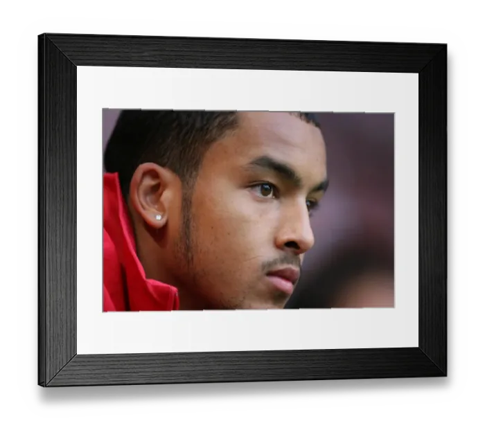 Framed Print : Theo Walcott's Game-Winning Performance: Arsenal's Thrilling 3-2 Victory over Ajax, Amsterdam Tournament 2008